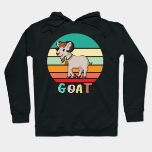 Vintage Retro Goat Hoodie